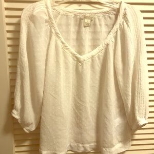 Lucky brand white blouse